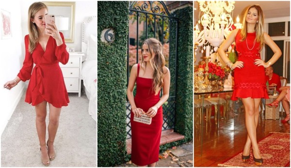 vestido de noivado vermelho