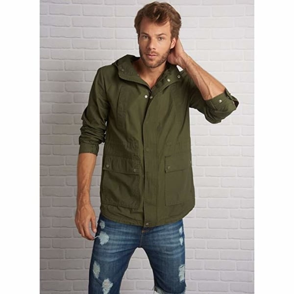 parka masculina militar básica