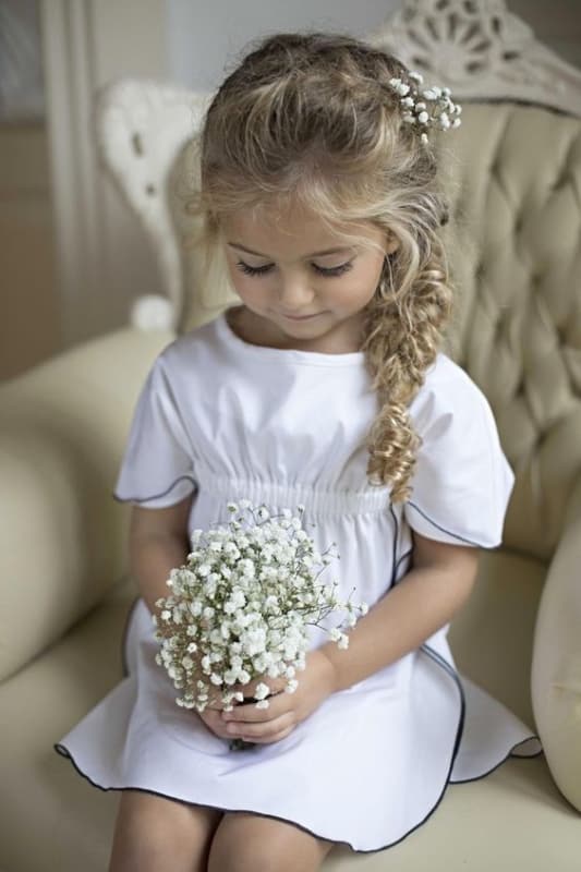 penteado de criança para casamento