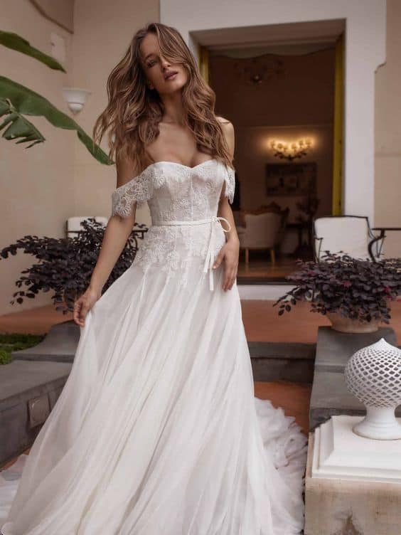 vestido de noiva romântico