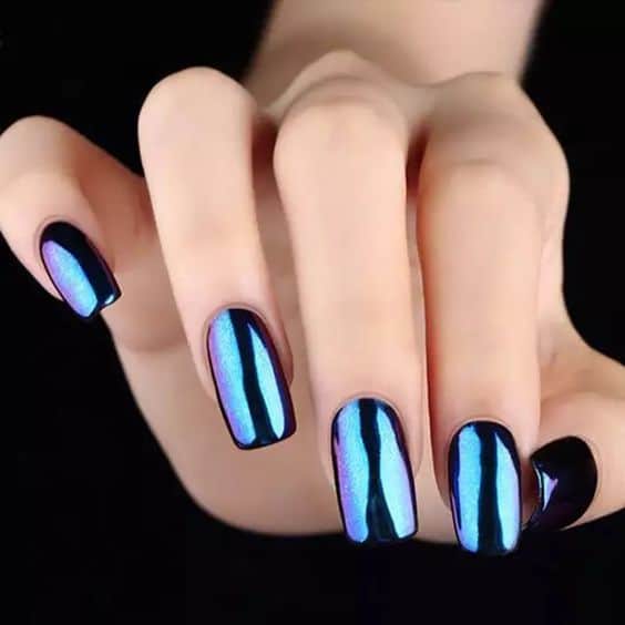 nail art holográfica
