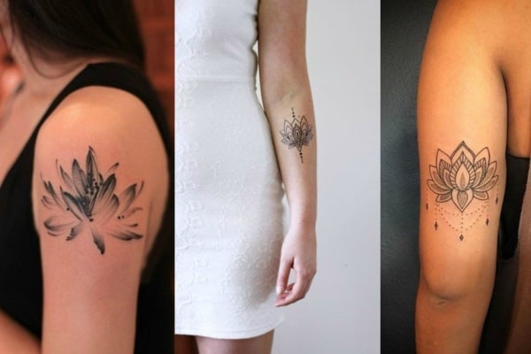 Dica de tattoos de flor de lótus