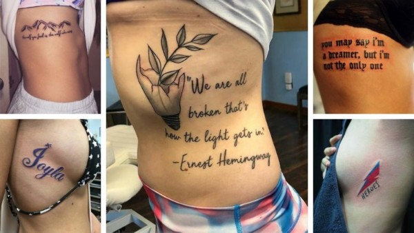 Dicas de tatuagens femininas de frases nana costela