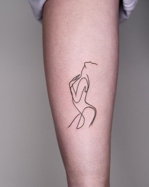 Tattoo minimalista sexy