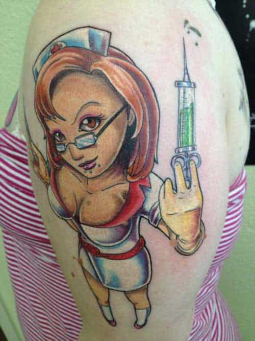 Tatuagem de enfermeira