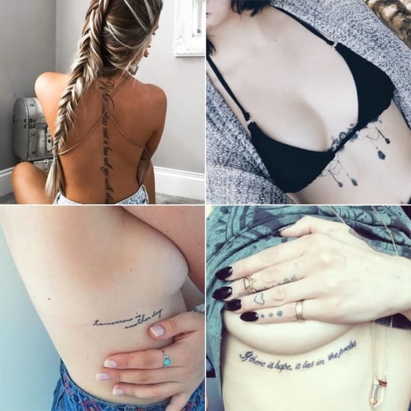Tatuagens sexy femininas