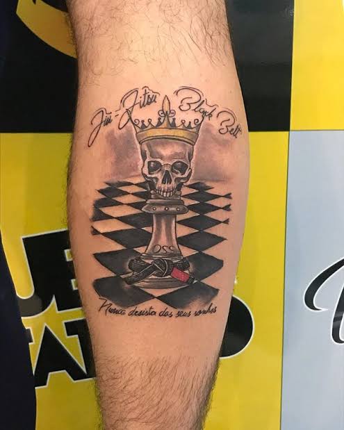 tattoo xadrez e jiu jitsu