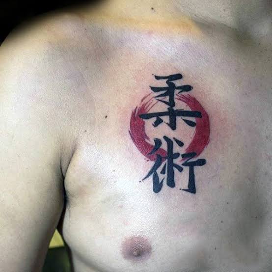 tatuagem jiu jitsu em japonês