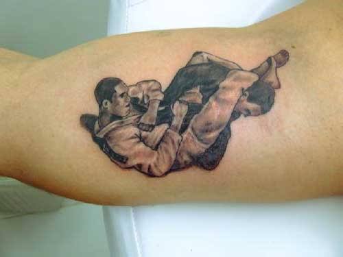 tatuagem jiu jitsu no braço como fazer