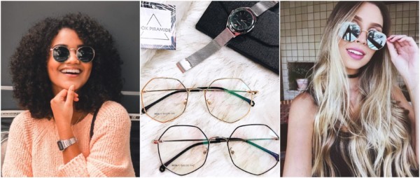 Óculos hexagonal – 40 modelos lindos e estilosos para se inspirar!