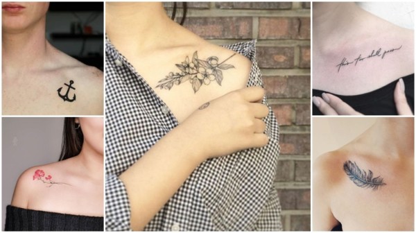 Tatuagem na clavícula – 42 tattoos delicadas, lindas e inspiradoras!
