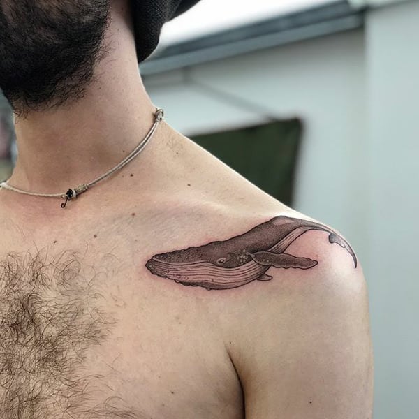 tatuagem de baleia