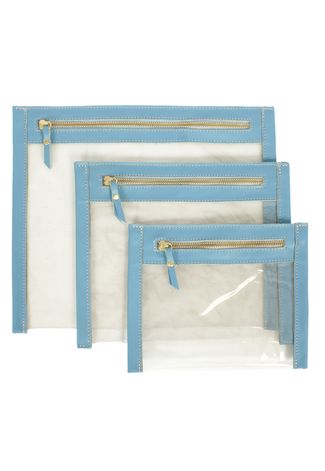 kit de nécessaires transparentes