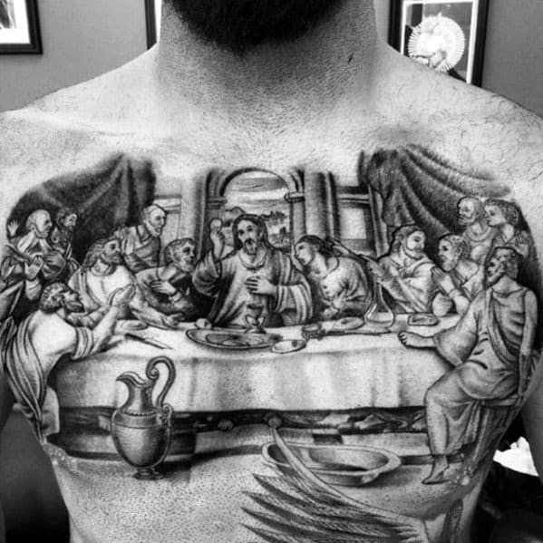 Jesus 3D tatuagem