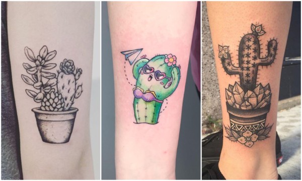 44 melhor ideia de Tatuagem de cactus