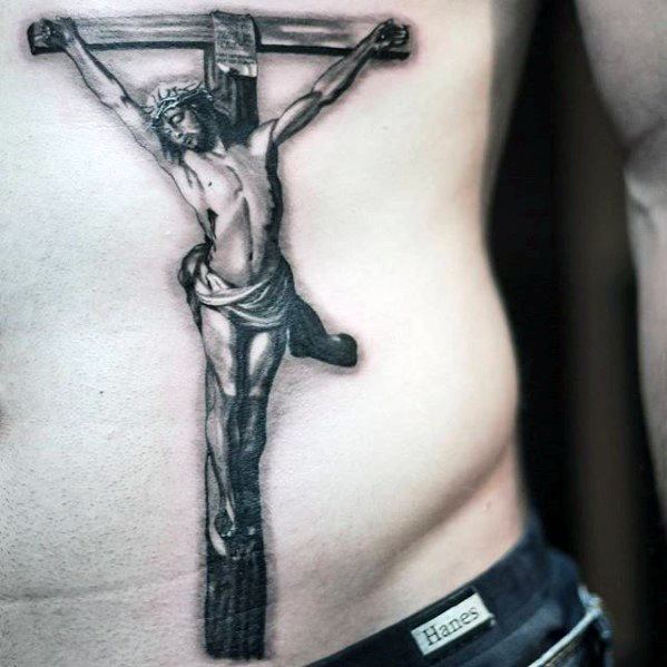 Tatuagem Jesus Cristo na cruz ideias