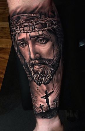 Tatuagem Jesus Cristo no braço ideias