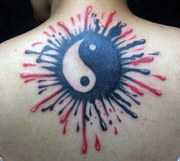 Tatuagem Yin Yang equilíbrio
