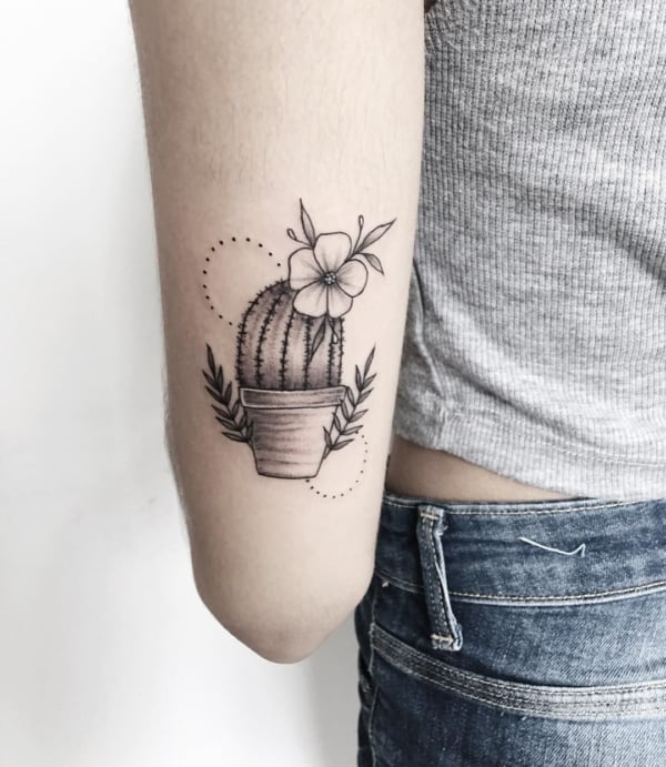 Tatuagem de cacto: 50 ideias delicadas e criativas