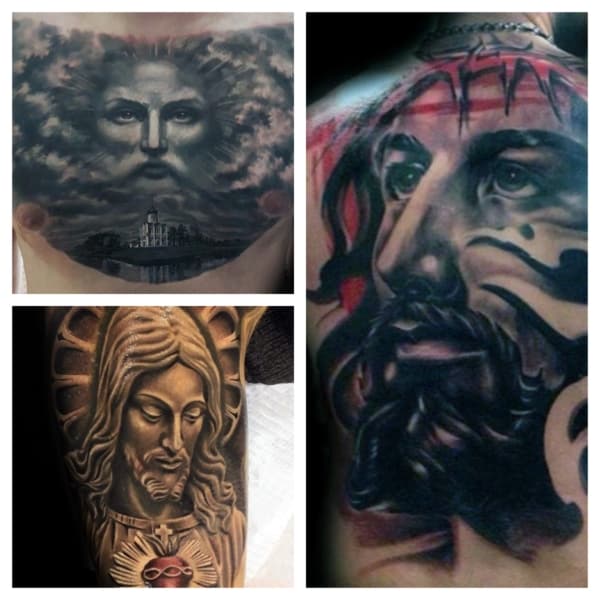 tatuagem de Jesus Cristo