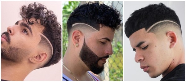 ✓Ideas de Riscos, Listras no cabelo masculino: aposte no looks mais  modernos! atuais 