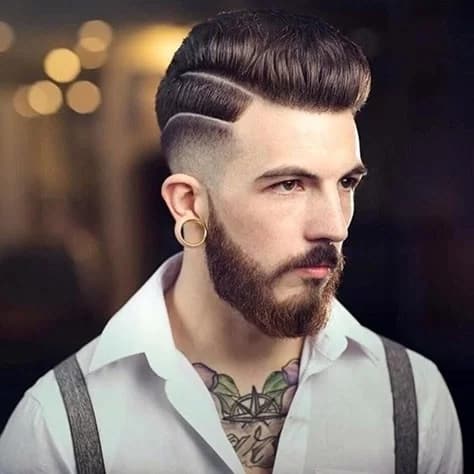 ✓Ideas de Riscos, Listras no cabelo masculino: aposte no looks mais  modernos! atuais 