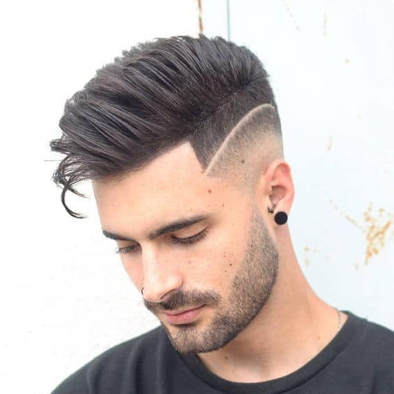 cortes com listra/ corte de cabelo masculino com listra - cortes