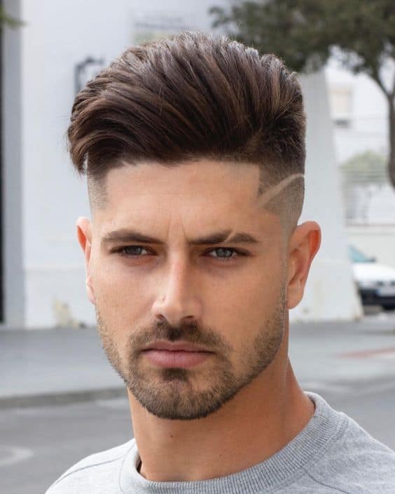 Faz uma listra fininha, na humilde - Cabelo masculino