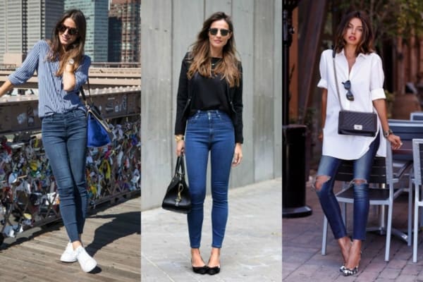 Calças jeans realmente combinam com tudo