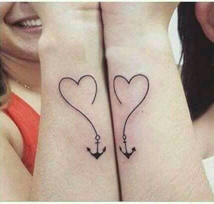 tatuagem para melhores amigas