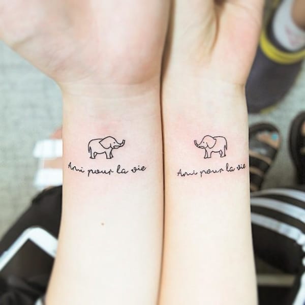 tatuagem para melhores amigas