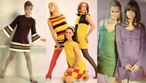 Inspirações de vestidos retrô na década de 60