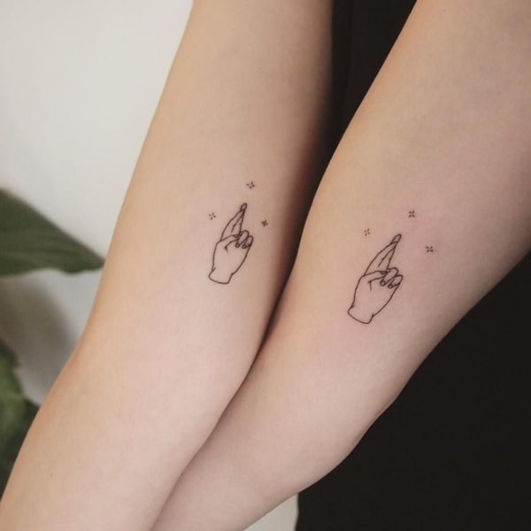 tatuagem para melhores amigas