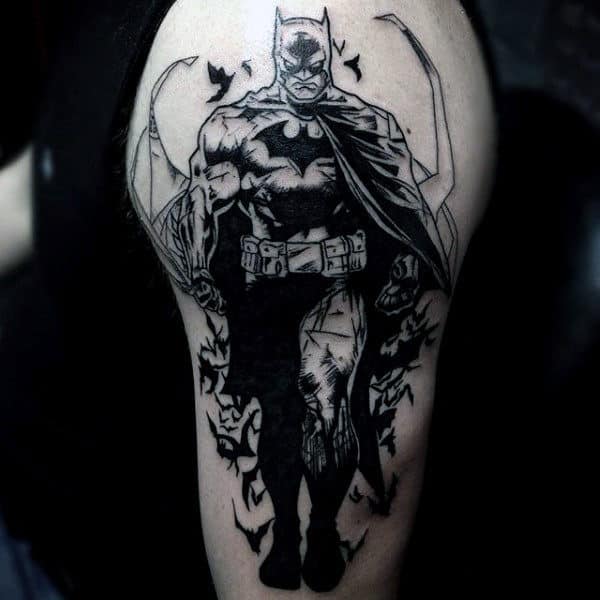 tattoo do batman no braço ideias