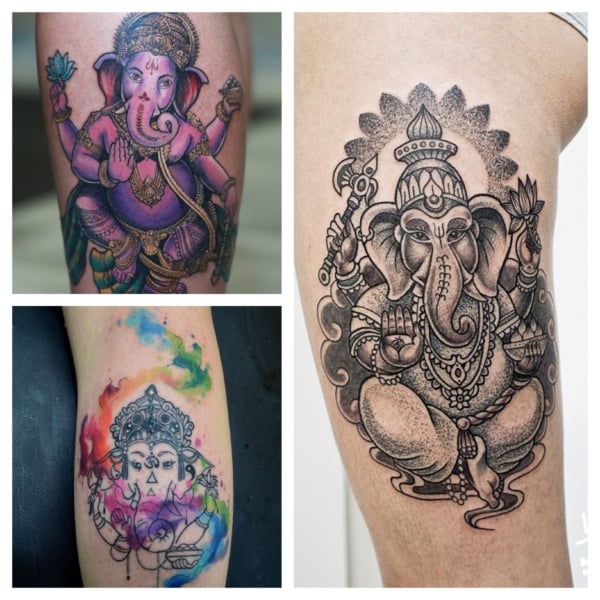tatuagem Ganesha como fazer