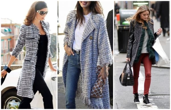 modelos de casacos de tweed