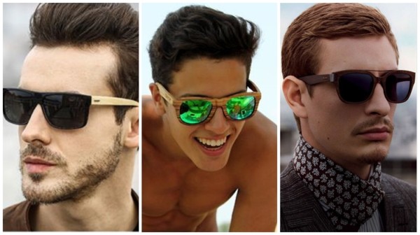 modelos de óculos de madeira masculino