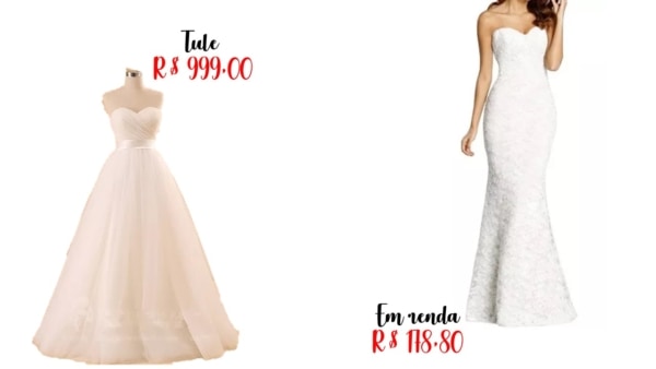 modelos e preços de vestido de noiva sem alças