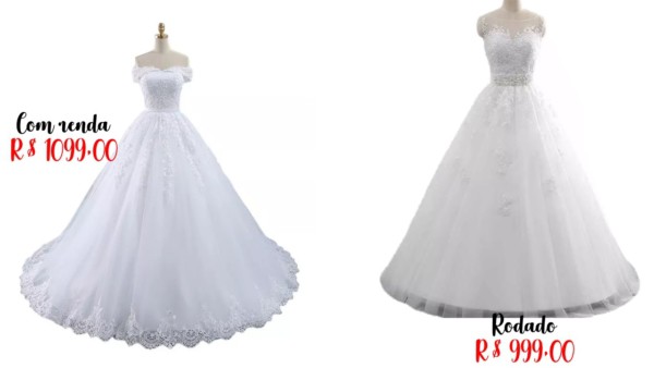 modelos e preços de vestido de noiva princesa