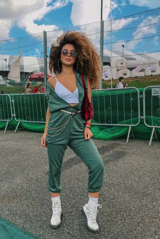 Conjuntinho com calça para ir ao Lollapalooza