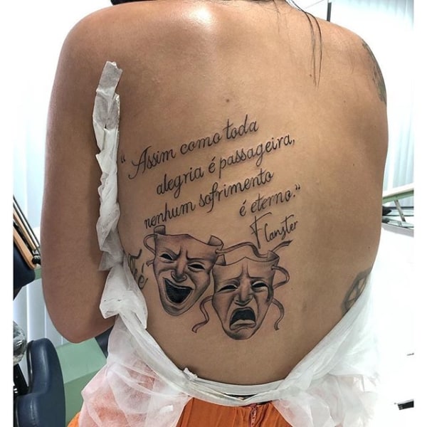 Tatuagem Chora Agora Ri Depois feminina ideias