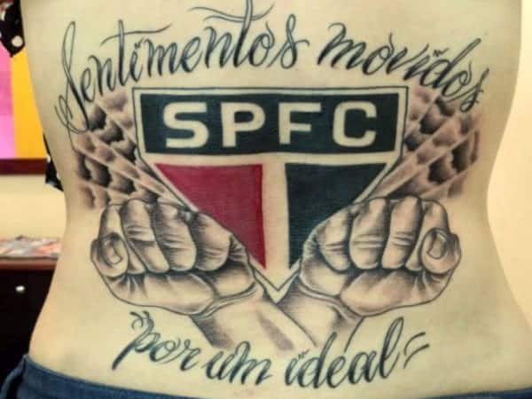 tatuagem São Paulo nas costas grande
