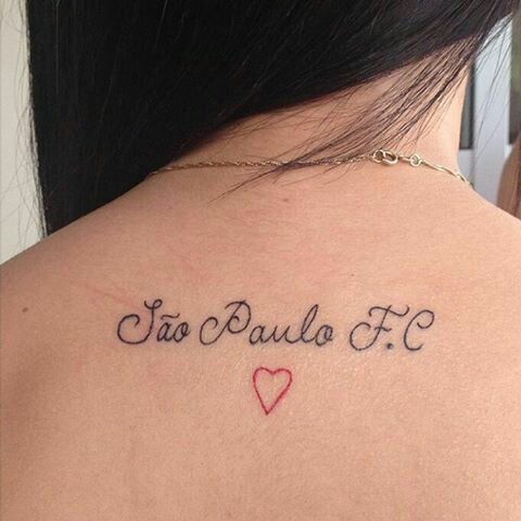 tatuagem do São Paulo feminina ideias