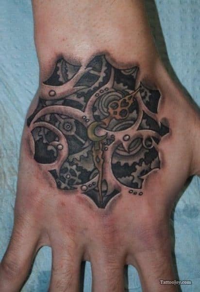 tatuagem no dorso da mão