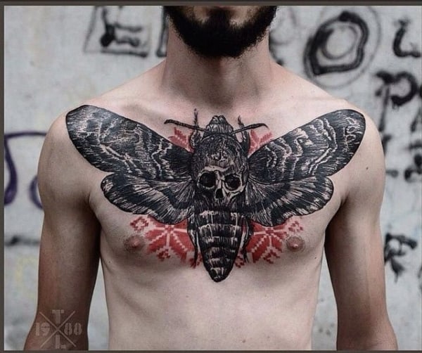 Tatuagem de Mariposa grande 1