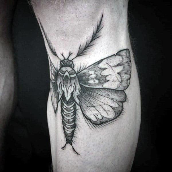 Tatuagem de Mariposa sombreada