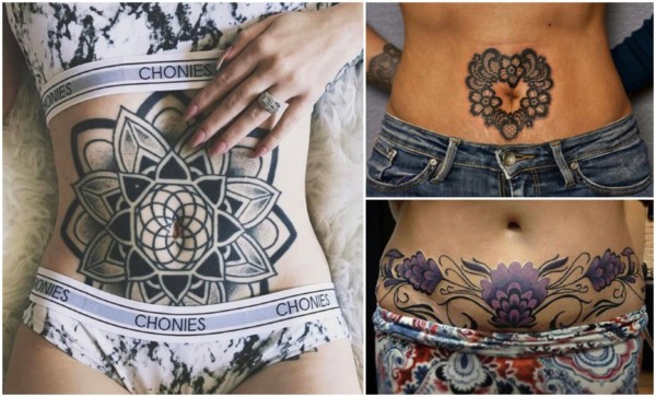 Tatuagem feminina na barriga 1