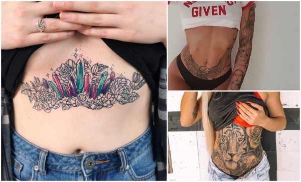 Tatuagem feminina na barriga 4