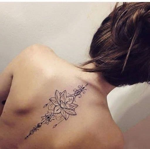 como fazer tatuagem Flor de Lotus