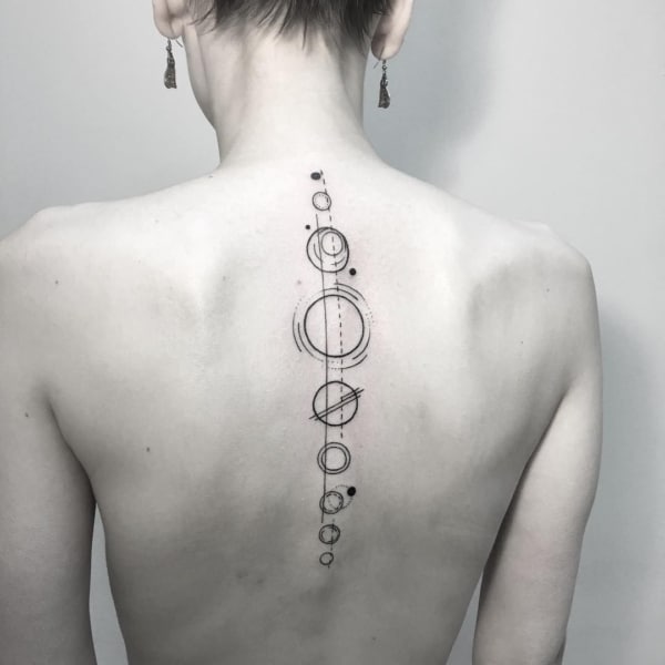 sistema solar tattoo